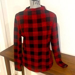 Beachlunch lounge red black top long sleeve